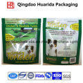 Custom Popular Plastic Quad Seal Package Bag for Pet Food